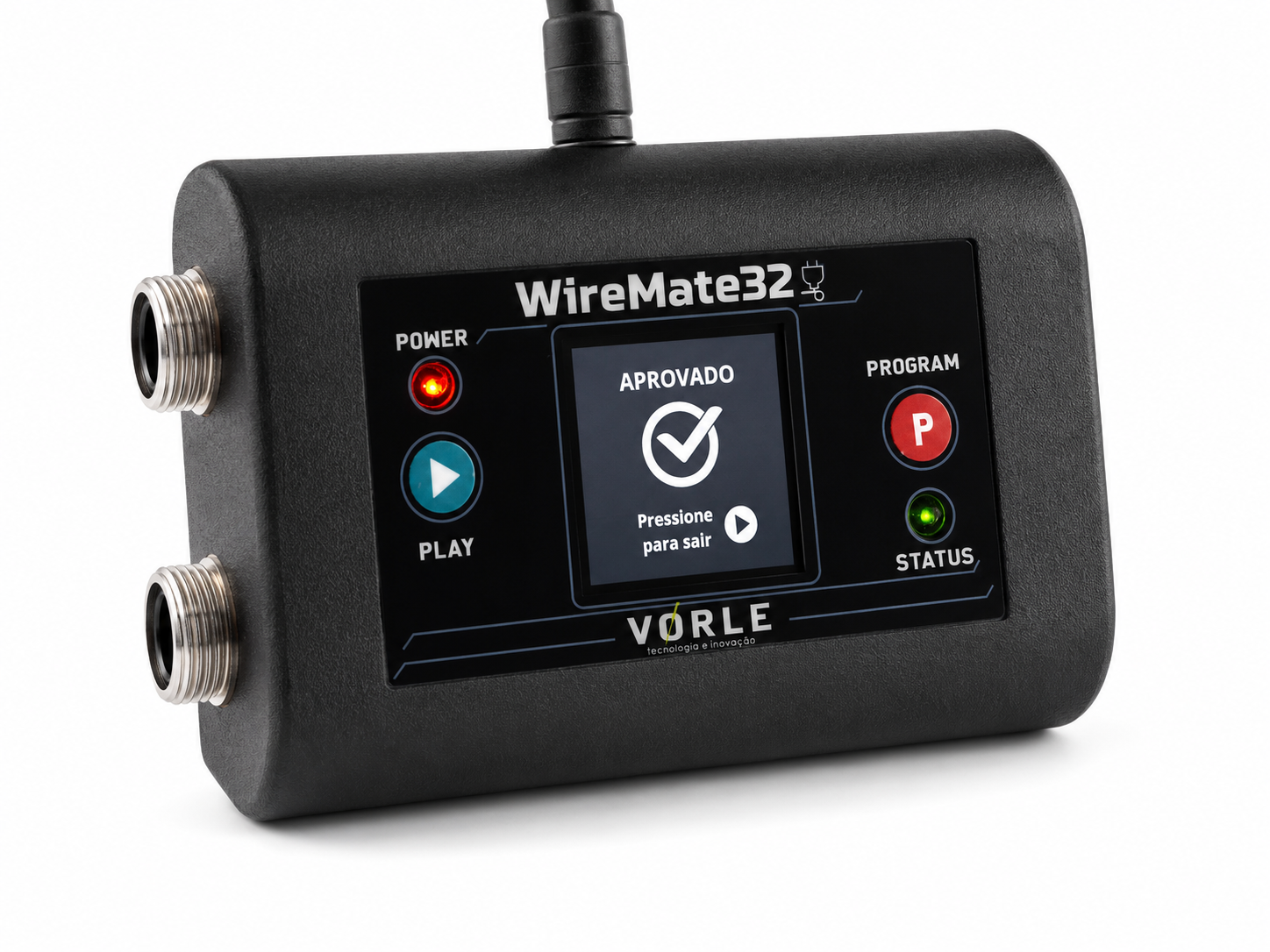 WireMate32 exibindo um teste aprovado